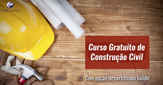 Curso grátis de Construção Civil