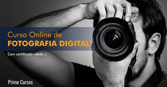 Curso grátis de Fotografia Digital 