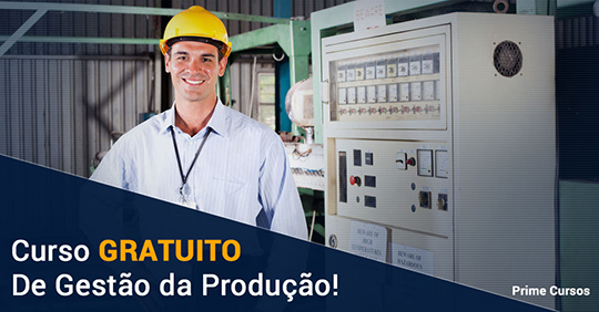 Curso grátis de gestão da produção