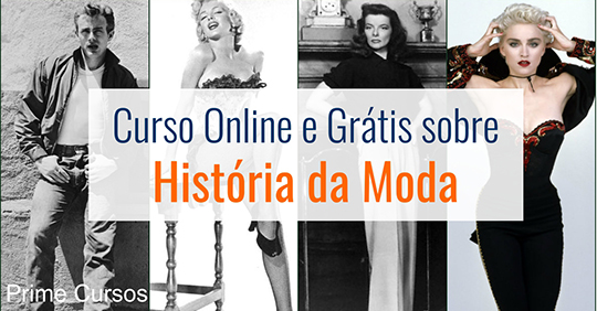 Curso grátis de História da Moda