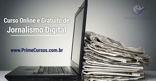 Curso grátis de Jornalismo digital