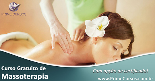 Curso grátis de Massoterapia Básico