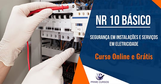 Curso grátis da norma NR 10 Básico - Segurança em Instalações e Serviços em Eletricidade