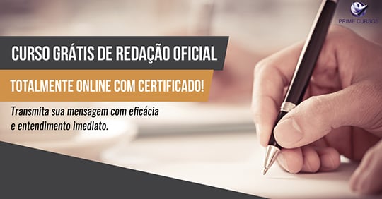 Curso Grátis de Redação Oficial