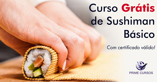 Curso grátis de Sushiman básico