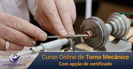 Curso grátis de Torno Mecânico