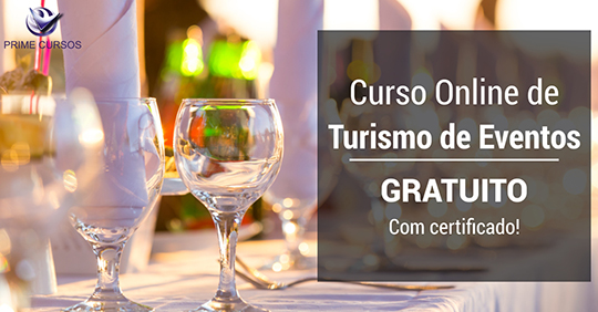 Curso grátis de Turismo de Eventos