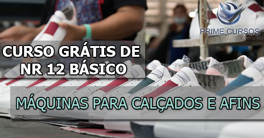 Curso de NR 12 Básico - Máquinas para Calçados e Afins