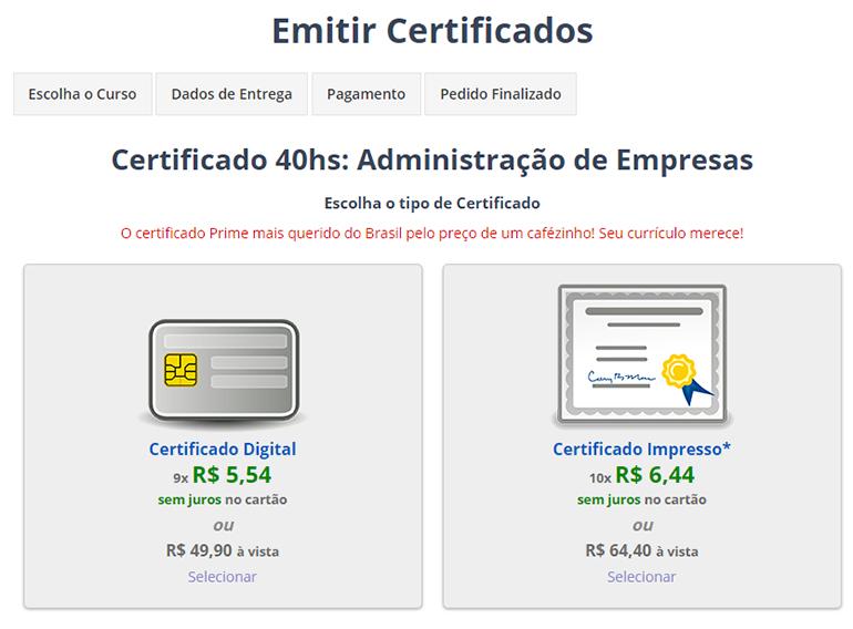 AR Primus Certificadora por meio da AC Online Certificadora emiti