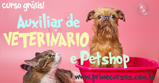 Curso de Auxiliar de Veterinário e Petshop Básico