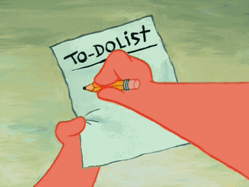 Crie uma lista de tarefas!