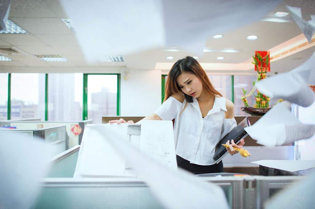 jornada de trabalho de uma telefonista