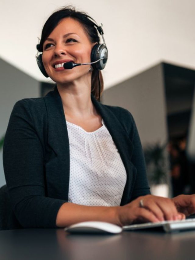 Onde uma recepcionista pode trabalhar?