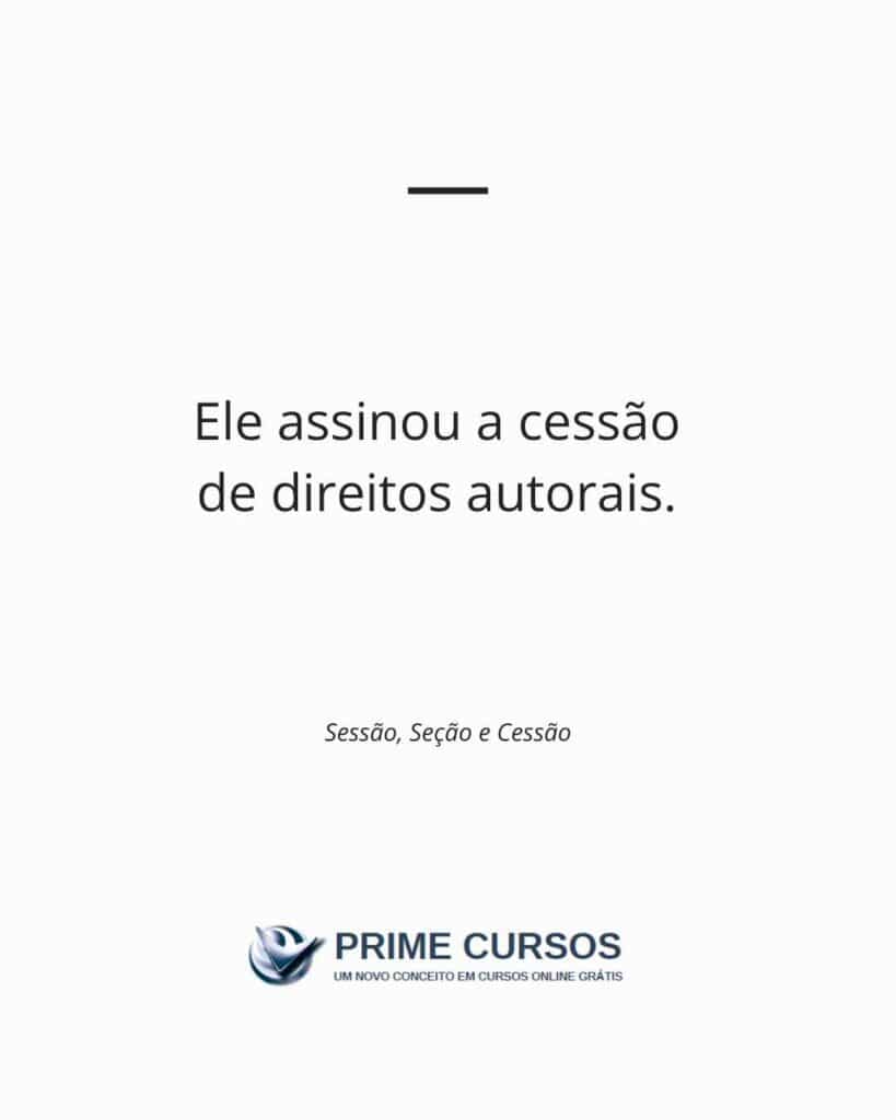 frase cessao direitos autorais canva