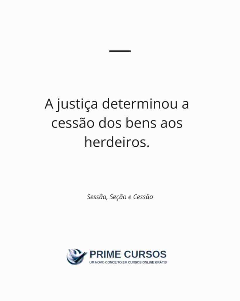 frase cessao herdeiros canva