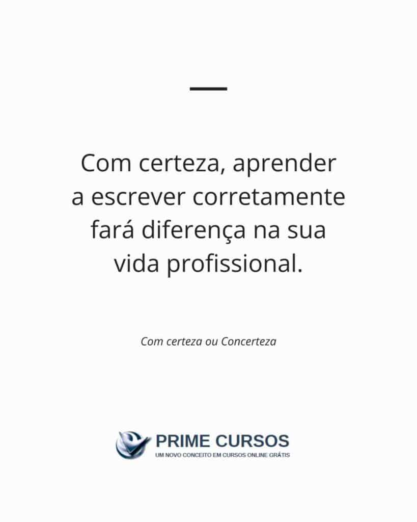 frase com certeza escrever canva