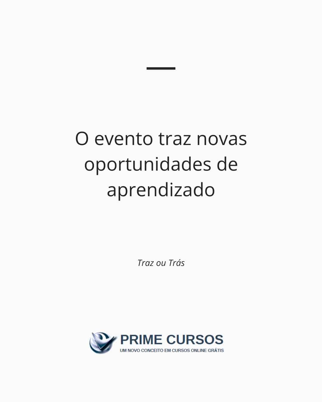 frase evento traz oportunidades canva
