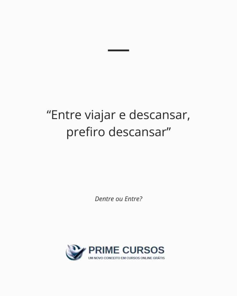 frase entre viajar descansar canva